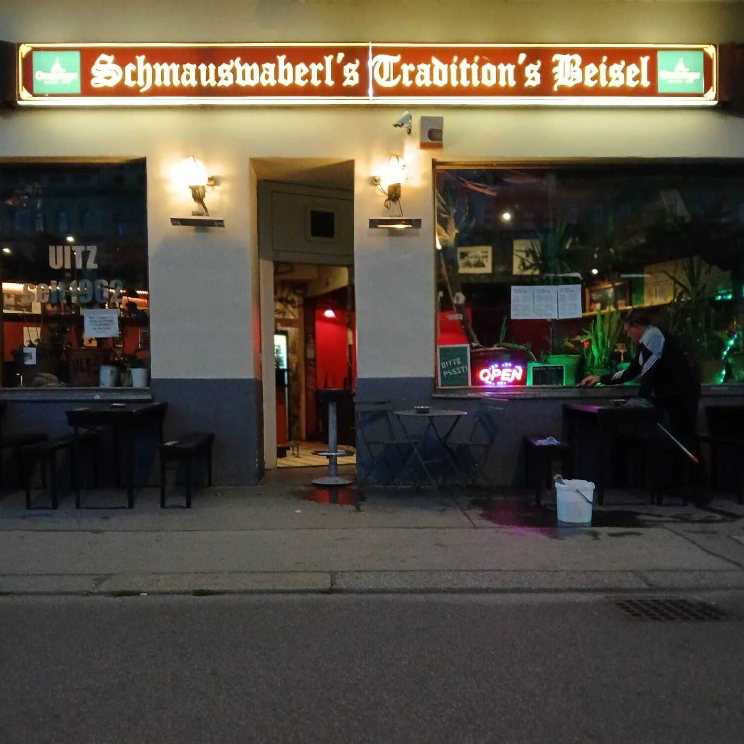 Fassade des Restaurants 